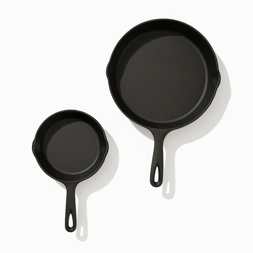Gourmetific™ Cast Iron Skillet Set (2 Pieces)
