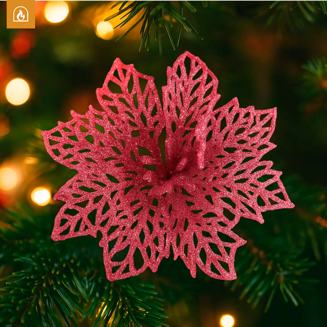 Luxury Christmas Flower Set (6 pcs) [Black Friday Offer]
