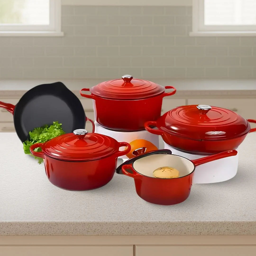 Gourmetific™ Cast Iron Cookware Set