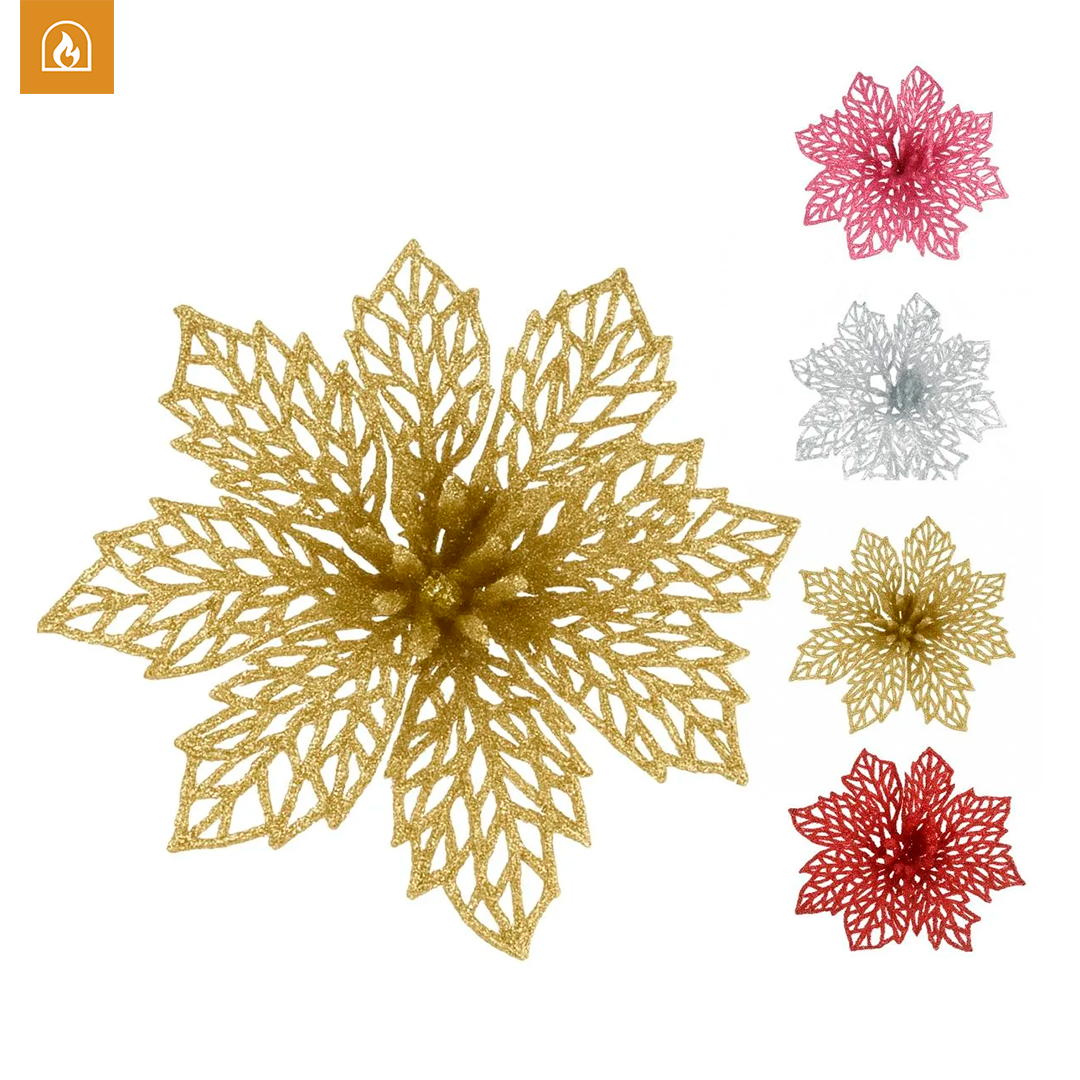 Luxury Christmas Flower Set (6 pcs) [Black Friday Offer]