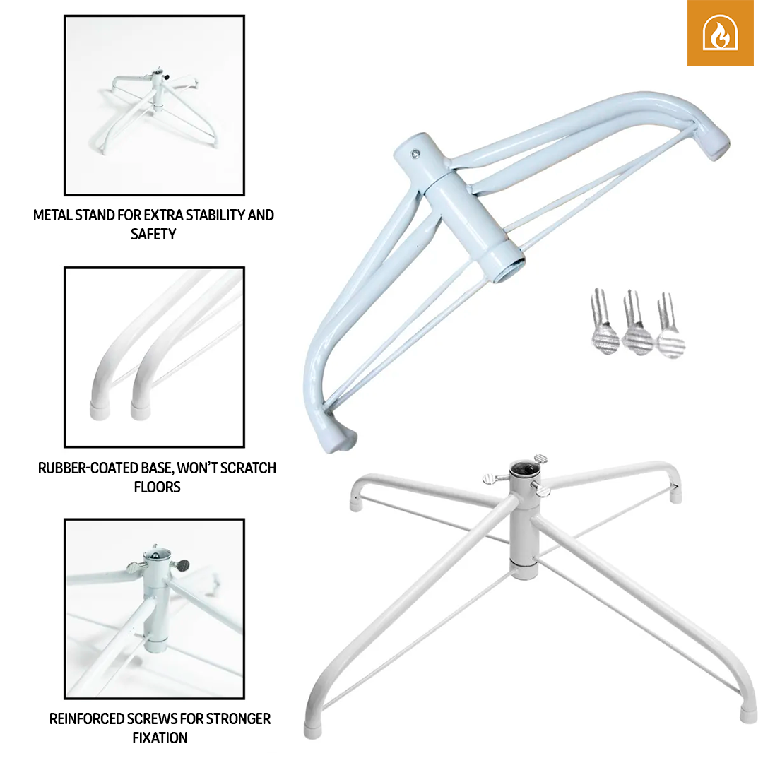 Snowy Pine Christmas Tree 1.5 m / 4.9 ft – 350 Branches [Black Friday Offer]