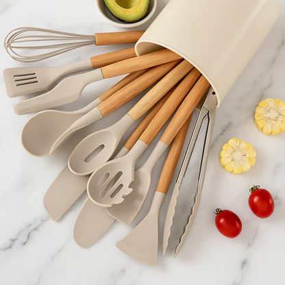Kitchen Dream Set: 9 Ceramic Pots + 13 Bonus Utensils [Black Friday Offer]